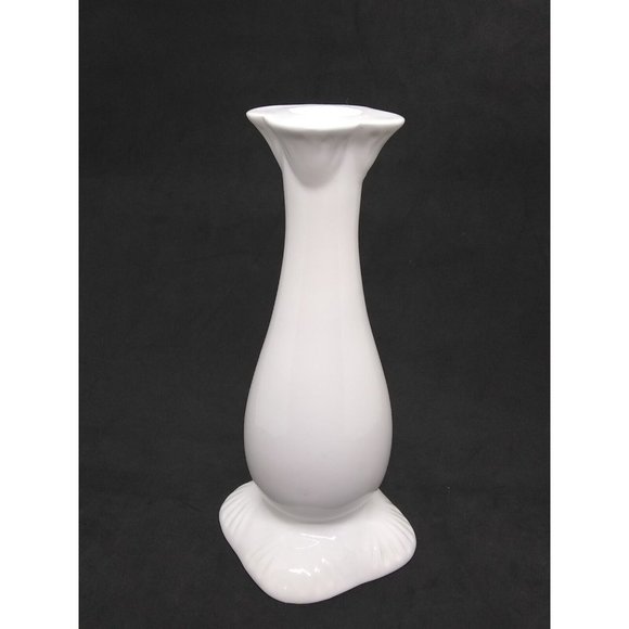 Vintage Sigma White Bone China Candle Holder Set of 1 - Picture 9 of 11